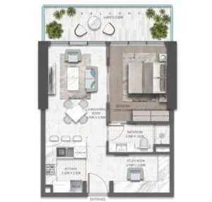 1 Bed